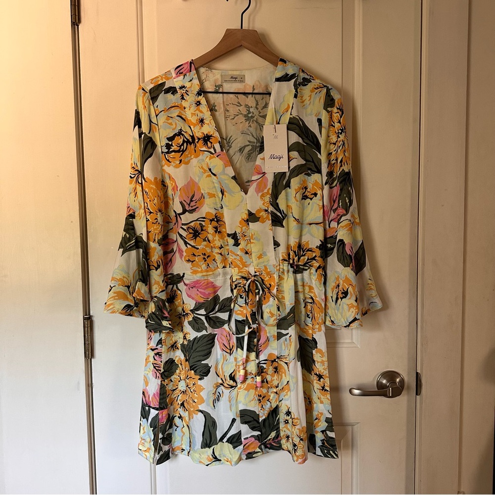 Maaji Floral Swim Coverup Kaftan